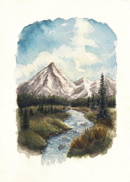 Giclee Watercolor Landscape Prints