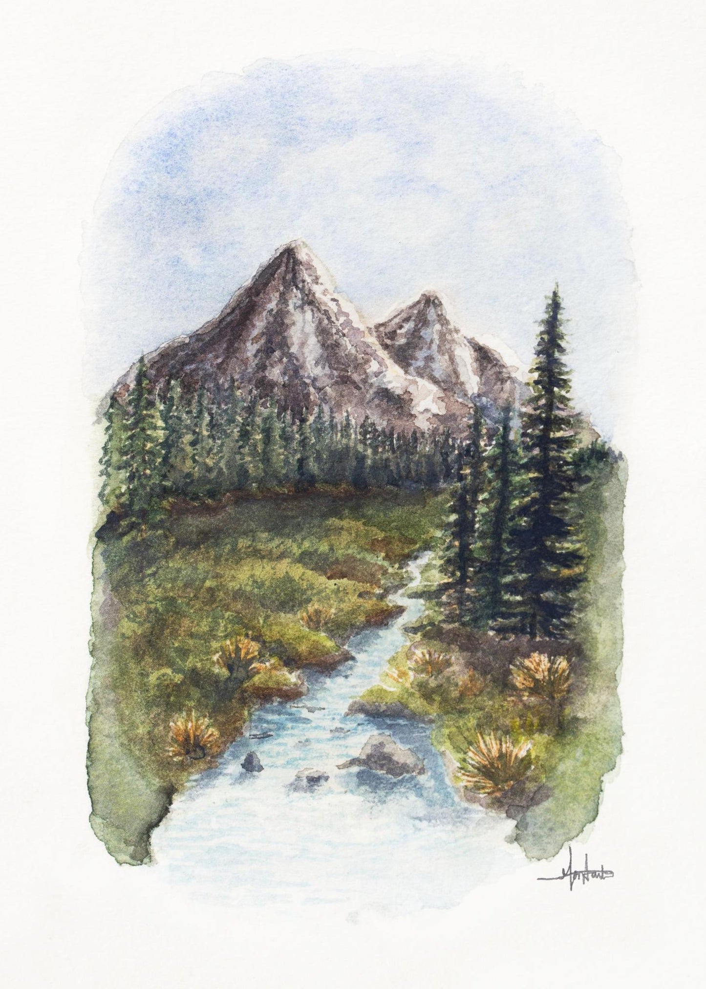 Giclee Watercolor Landscape Prints