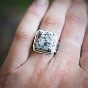 Silver Peak Variscite Size 7 Sterling Silver Ring