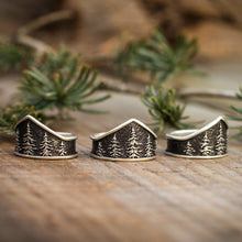Sterling Silver Nightfall Rings - Ready To Ship