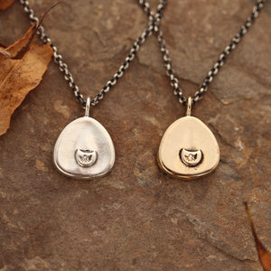 Lone Pine Pendant - Trillion - Silver or Bronze