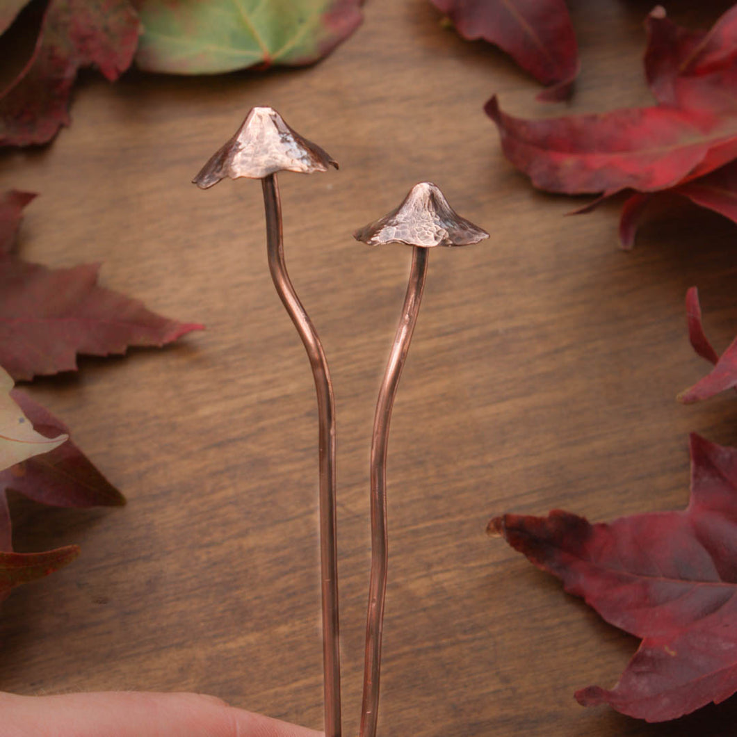 Woodland Mushroom Hair Stick Singles