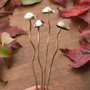 Woodland Mushroom Hair Stick Singles